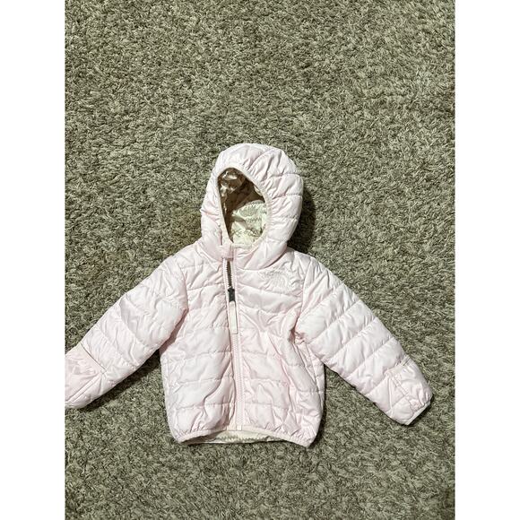 The North Face Girl Puffer Reversible Jacket 12 mo - Picture 1 of 2